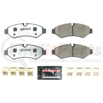 Z36-2201 by POWERSTOP BRAKES - Z36 TRUCK & TOW CARBON-FIBER CERAMIC BRAKE PADS W/ HARDWARE