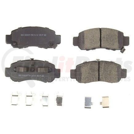 17832 by POWERSTOP BRAKES - Z17 EVOLUTION CERAMIC BRAKE PADS W/ HARDWARE