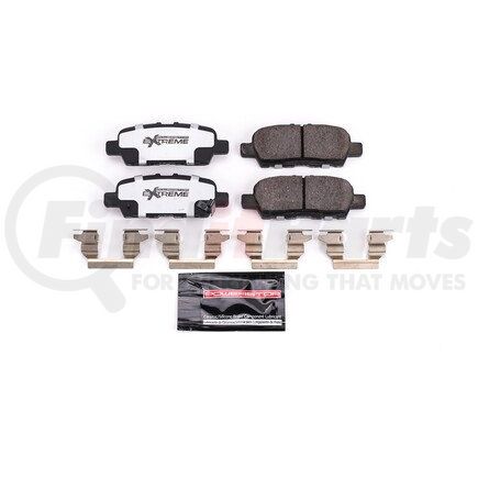 Z261393 by POWERSTOP BRAKES - Z26 STREET PERFORMANCE CARBON-FIBER CERAMIC BRAKE PADS W/ HARDWARE