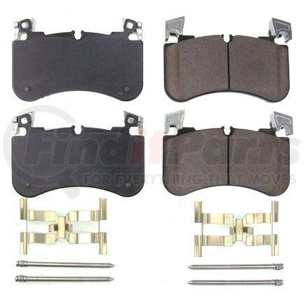 172184 by POWERSTOP BRAKES - Z17 EVOLUTION CERAMIC BRAKE PADS W/ HARDWARE