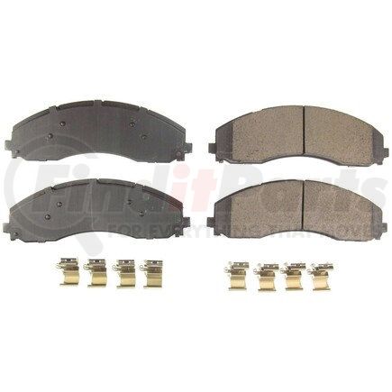 172018 by POWERSTOP BRAKES - Z17 EVOLUTION CERAMIC BRAKE PADS W/ HARDWARE