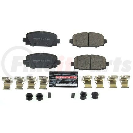 Z232081 by POWERSTOP BRAKES - Z23 EVOLUTION SPORT CARBON-FIBER BRAKE PADS W/ HARDWARE