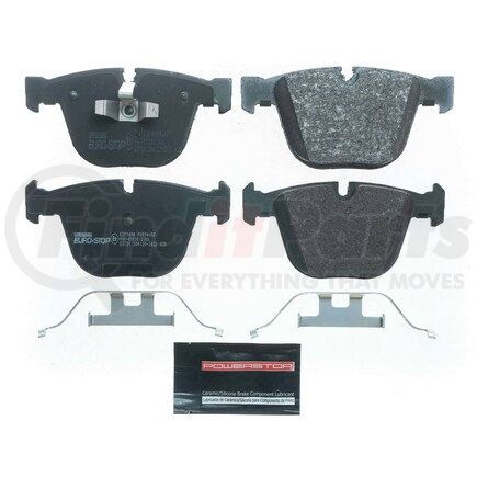 ESP1414 by POWERSTOP BRAKES - Euro-Stop® ECE-R90 Disc Brake Pad Set - with Hardware