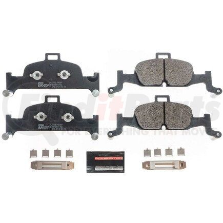 ESP9002 by POWERSTOP BRAKES - Euro-Stop® ECE-R90 Disc Brake Pad Set - with Hardware