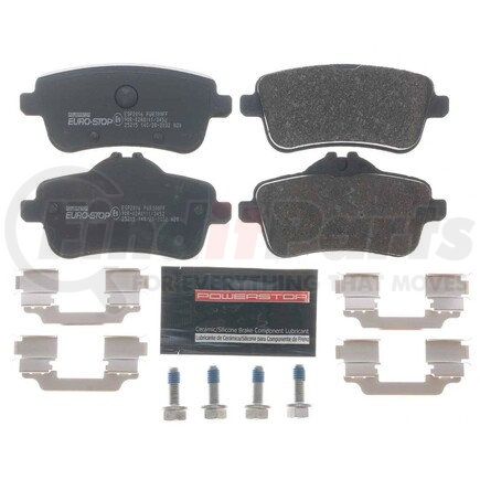 ESP2016 by POWERSTOP BRAKES - Euro-Stop® ECE-R90 Disc Brake Pad Set - with Hardware