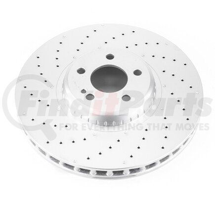 EBR1649EVC by POWERSTOP BRAKES - Evolution® Disc Brake Rotor - Coated