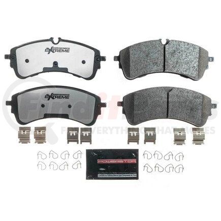 Z36-2280 by POWERSTOP BRAKES - Z36 TRUCK & TOW CARBON-FIBER CERAMIC BRAKE PADS W/ HARDWARE