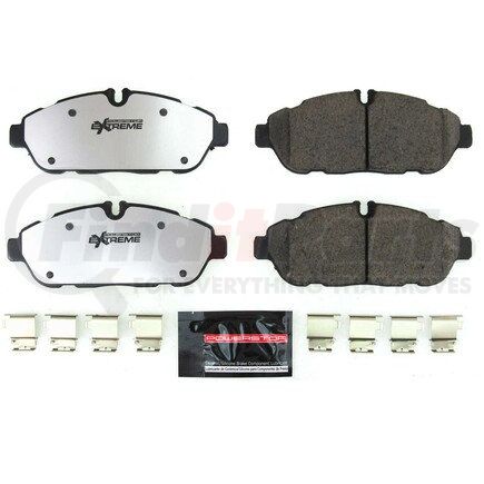 Z36-2301 by POWERSTOP BRAKES - Z36 TRUCK & TOW CARBON-FIBER CERAMIC BRAKE PADS W/ HARDWARE