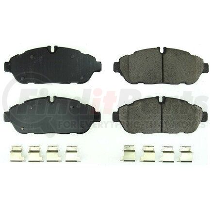 17-2301 by POWERSTOP BRAKES - Z17 EVOLUTION CERAMIC BRAKE PADS W/ HARDWARE