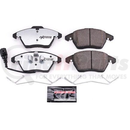 Z261107 by POWERSTOP BRAKES - Z26 STREET PERFORMANCE CARBON-FIBER CERAMIC BRAKE PADS W/ HARDWARE