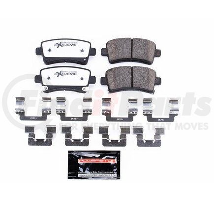 Z261430 by POWERSTOP BRAKES - Z26 STREET PERFORMANCE CARBON-FIBER CERAMIC BRAKE PADS W/ HARDWARE