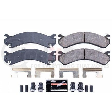 Z23909 by POWERSTOP BRAKES - Z23 EVOLUTION SPORT CARBON-FIBER BRAKE PADS W/ HARDWARE