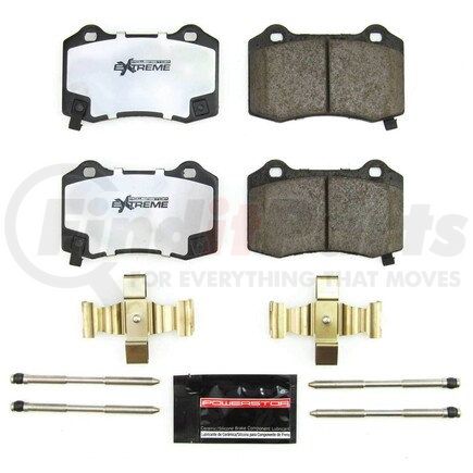 Z36-1053B by POWERSTOP BRAKES - Z36 TRUCK & TOW CARBON-FIBER CERAMIC BRAKE PADS W/ HARDWARE