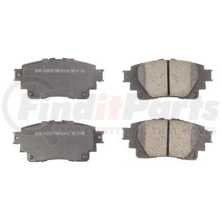 162183 by POWERSTOP BRAKES - Z16 EVOLUTION CERAMIC BRAKE PADS