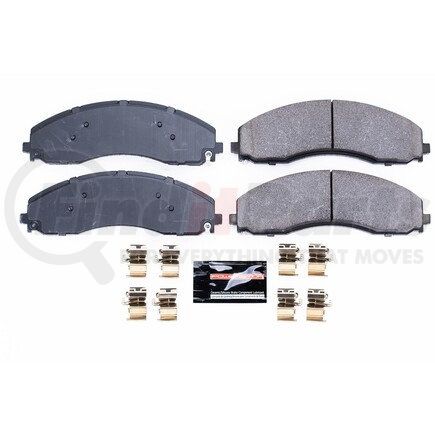 Z232018 by POWERSTOP BRAKES - Z23 EVOLUTION SPORT CARBON-FIBER BRAKE PADS W/ HARDWARE