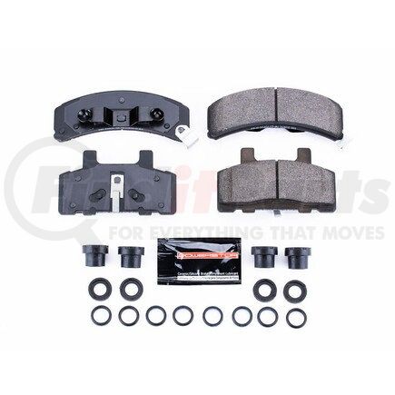 Z23368 by POWERSTOP BRAKES - Z23 EVOLUTION SPORT CARBON-FIBER BRAKE PADS W/ HARDWARE