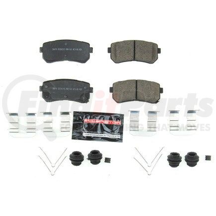 Z236010 by POWERSTOP BRAKES - Z23 EVOLUTION SPORT CARBON-FIBER BRAKE PADS W/ HARDWARE