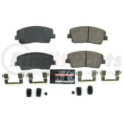 Z232117 by POWERSTOP BRAKES - Z23 EVOLUTION SPORT CARBON-FIBER BRAKE PADS W/ HARDWARE