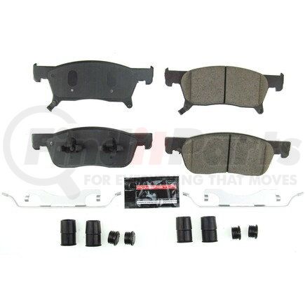 Z232170 by POWERSTOP BRAKES - Z23 EVOLUTION SPORT CARBON-FIBER BRAKE PADS W/ HARDWARE