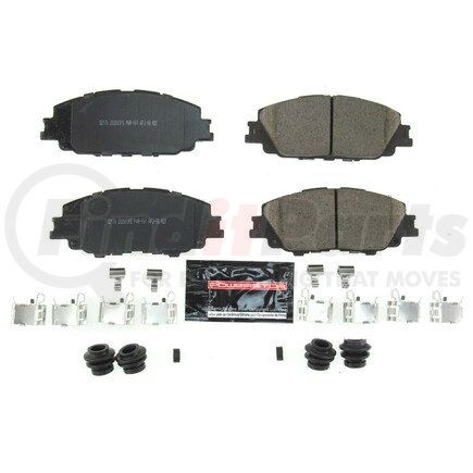 Z232176 by POWERSTOP BRAKES - Z23 EVOLUTION SPORT CARBON-FIBER BRAKE PADS W/ HARDWARE