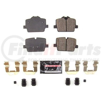 Z232221 by POWERSTOP BRAKES - Z23 EVOLUTION SPORT CARBON-FIBER BRAKE PADS W/ HARDWARE