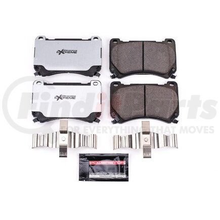 Z261396 by POWERSTOP BRAKES - Z26 STREET PERFORMANCE CARBON-FIBER CERAMIC BRAKE PADS W/ HARDWARE