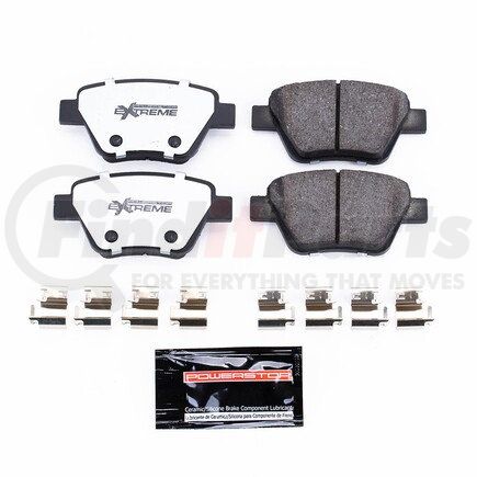 Z261456 by POWERSTOP BRAKES - Z26 STREET PERFORMANCE CARBON-FIBER CERAMIC BRAKE PADS W/ HARDWARE