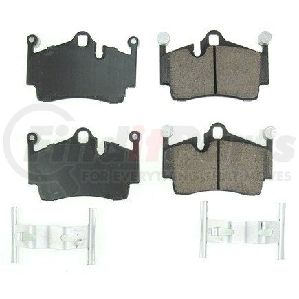 171134 by POWERSTOP BRAKES - Z17 EVOLUTION CERAMIC BRAKE PADS W/ HARDWARE