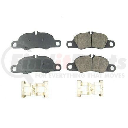 171389 by POWERSTOP BRAKES - Z17 EVOLUTION CERAMIC BRAKE PADS W/ HARDWARE