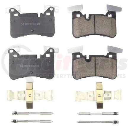 171450 by POWERSTOP BRAKES - Z17 EVOLUTION CERAMIC BRAKE PADS W/ HARDWARE