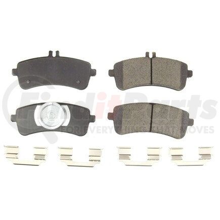 171669 by POWERSTOP BRAKES - Z17 EVOLUTION CERAMIC BRAKE PADS W/ HARDWARE