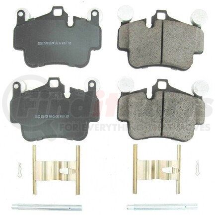 171135 by POWERSTOP BRAKES - Z17 EVOLUTION CERAMIC BRAKE PADS W/ HARDWARE