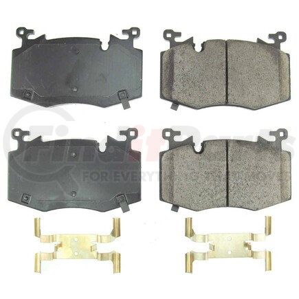 178002 by POWERSTOP BRAKES - Z17 EVOLUTION CERAMIC BRAKE PADS W/ HARDWARE