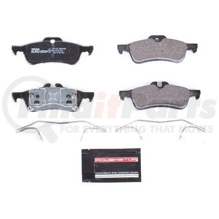 ESP1135 by POWERSTOP BRAKES - Euro-Stop® ECE-R90 Disc Brake Pad Set - with Hardware