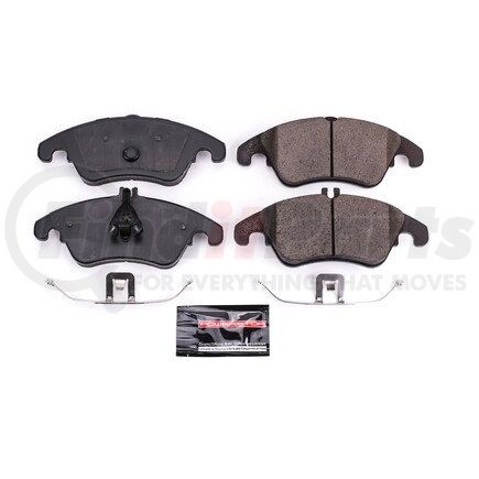 Z231342 by POWERSTOP BRAKES - Z23 EVOLUTION SPORT CARBON-FIBER BRAKE PADS W/ HARDWARE