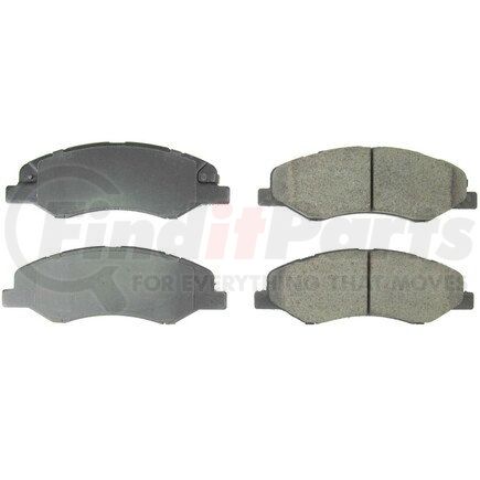 162089 by POWERSTOP BRAKES - Z16 EVOLUTION CERAMIC BRAKE PADS