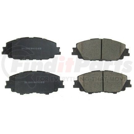 162176 by POWERSTOP BRAKES - Z16 EVOLUTION CERAMIC BRAKE PADS