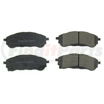 162208 by POWERSTOP BRAKES - Z16 EVOLUTION CERAMIC BRAKE PADS