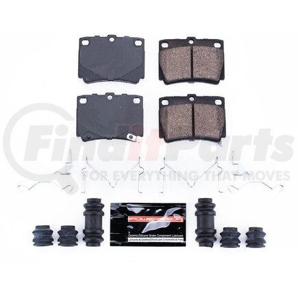 Z23733 by POWERSTOP BRAKES - Z23 EVOLUTION SPORT CARBON-FIBER BRAKE PADS W/ HARDWARE