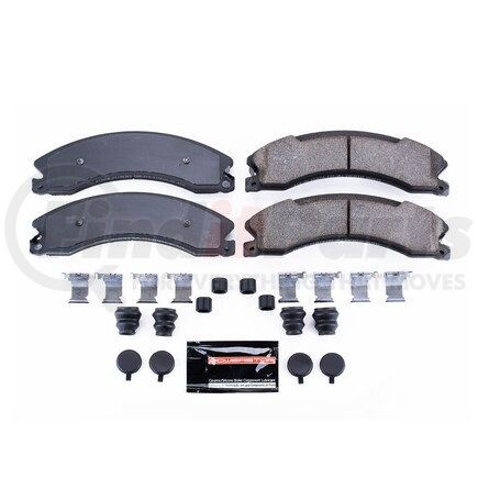 Z231565A by POWERSTOP BRAKES - Z23 EVOLUTION SPORT CARBON-FIBER BRAKE PADS W/ HARDWARE