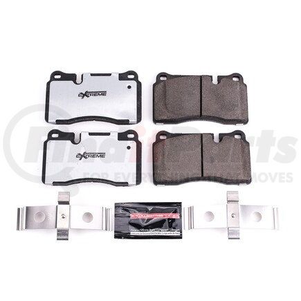 Z361263 by POWERSTOP BRAKES - Z36 TRUCK & TOW CARBON-FIBER CERAMIC BRAKE PADS W/ HARDWARE