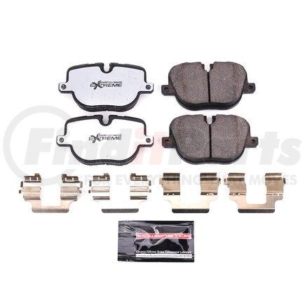 Z361427 by POWERSTOP BRAKES - Z36 TRUCK & TOW CARBON-FIBER CERAMIC BRAKE PADS W/ HARDWARE