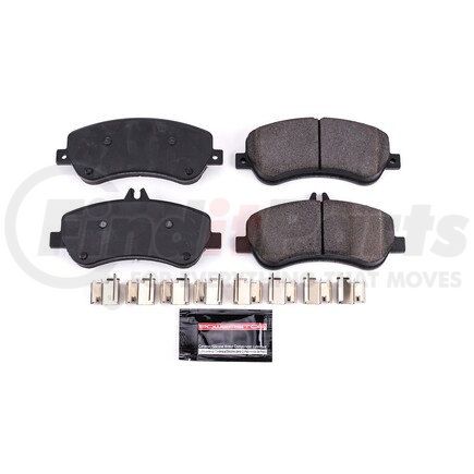 Z231406 by POWERSTOP BRAKES - Z23 EVOLUTION SPORT CARBON-FIBER BRAKE PADS W/ HARDWARE