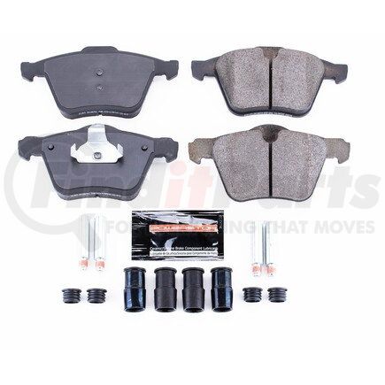 Z231305 by POWERSTOP BRAKES - Z23 EVOLUTION SPORT CARBON-FIBER BRAKE PADS W/ HARDWARE