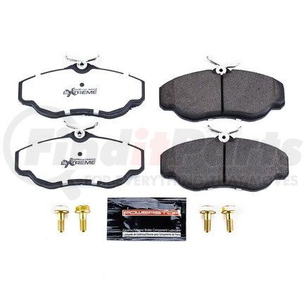 Z36676 by POWERSTOP BRAKES - Z36 TRUCK & TOW CARBON-FIBER CERAMIC BRAKE PADS W/ HARDWARE