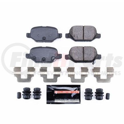 Z231569 by POWERSTOP BRAKES - Z23 EVOLUTION SPORT CARBON-FIBER BRAKE PADS W/ HARDWARE