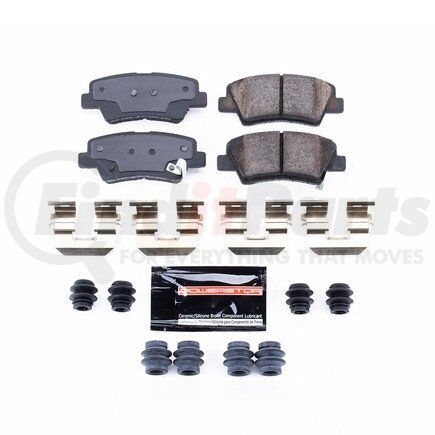 Z231446 by POWERSTOP BRAKES - Z23 EVOLUTION SPORT CARBON-FIBER BRAKE PADS W/ HARDWARE