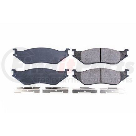 17777 by POWERSTOP BRAKES - Z17 EVOLUTION CERAMIC BRAKE PADS W/ HARDWARE