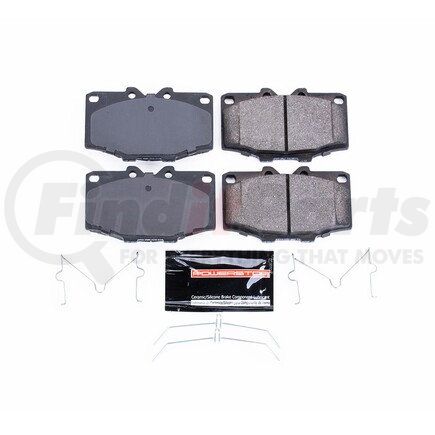 Z23137 by POWERSTOP BRAKES - Z23 EVOLUTION SPORT CARBON-FIBER BRAKE PADS W/ HARDWARE