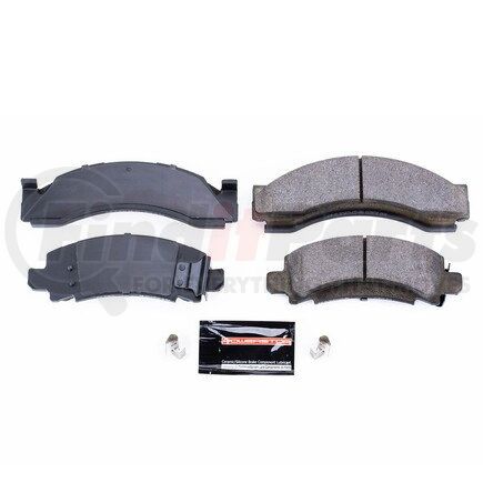 Z23149 by POWERSTOP BRAKES - Z23 EVOLUTION SPORT CARBON-FIBER BRAKE PADS W/ HARDWARE